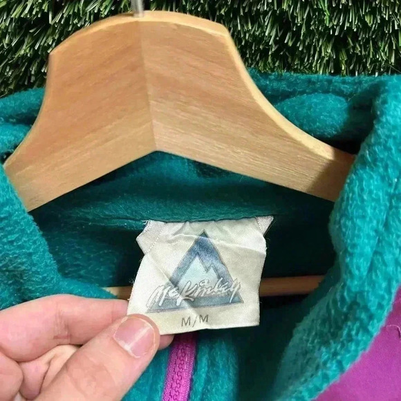 Vintage  Mckinley Fleece Lined Zip-up Jacket Medium - Picture 3 of 6